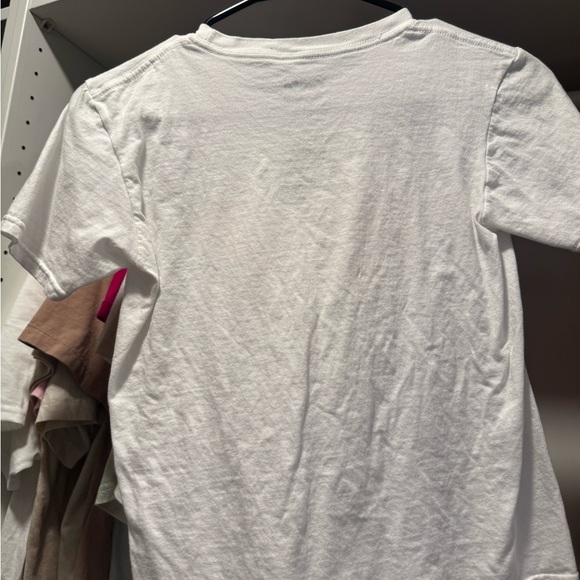 Funko White Tee with Gold Dobby Design - Picture 3 of 3